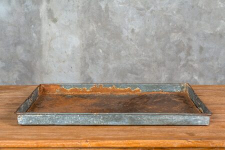 Bandeja rectangular de metal