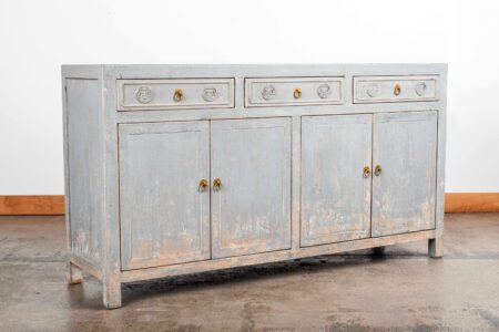 Buffet Chino 4 puertas Gris Decapado