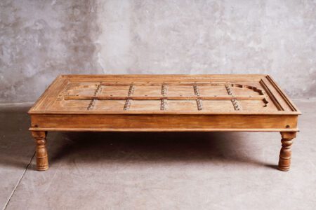 Mesa Madera Natural Con Fierro