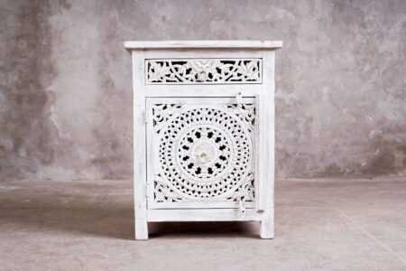 Velador calado Blanco