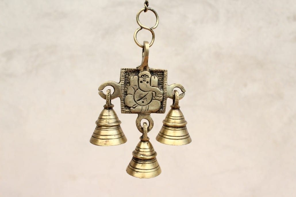 Campanillas Ganesh de bronce. Tienda Himalaya. B-481