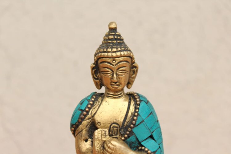Buda con piedras incrustadas - Imagen 4