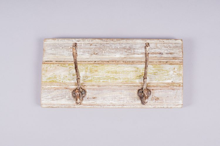 Perchero Madera 2 Ganchos (producto artesanal)