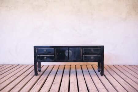 Mini cabinet negro