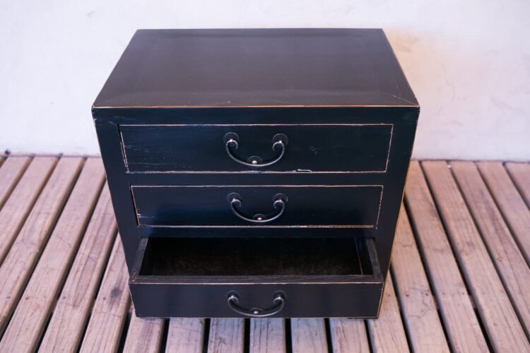 Velador cajonero negro - Imagen 4