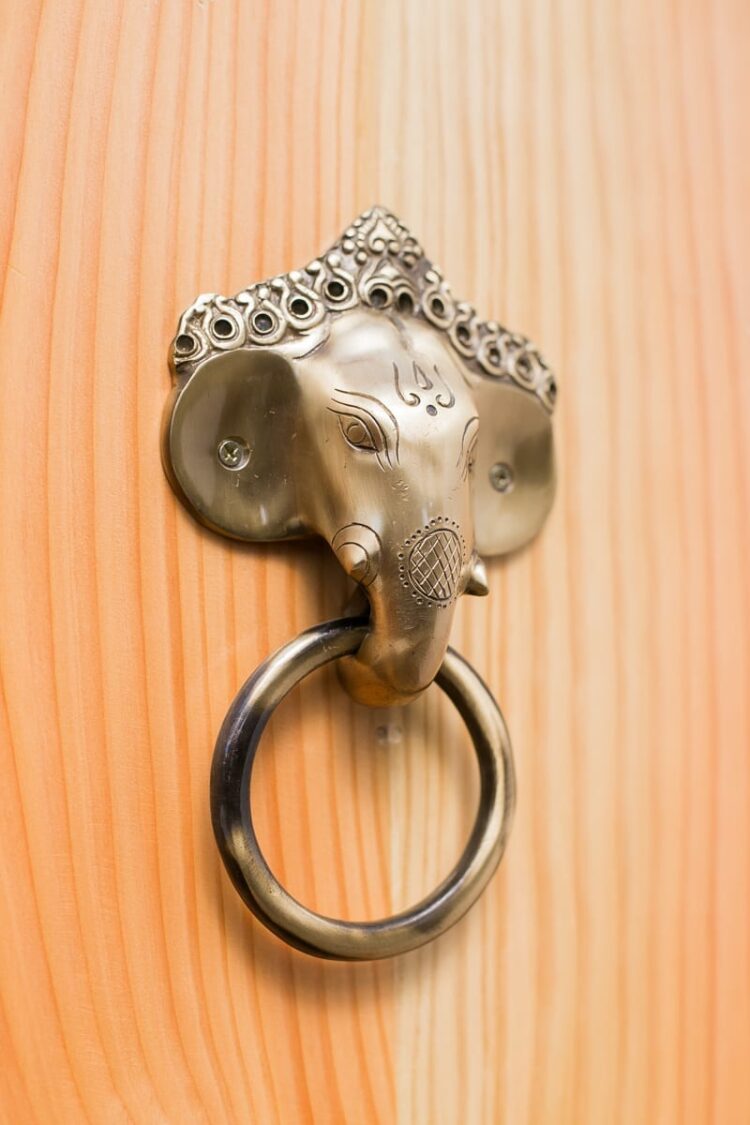Toca puerta Ganesh en Bronce - Imagen 3