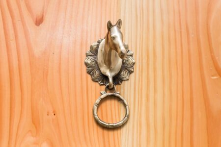 Toca puerta caballo