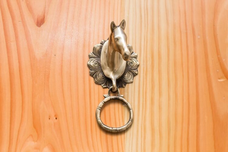Toca puerta caballo