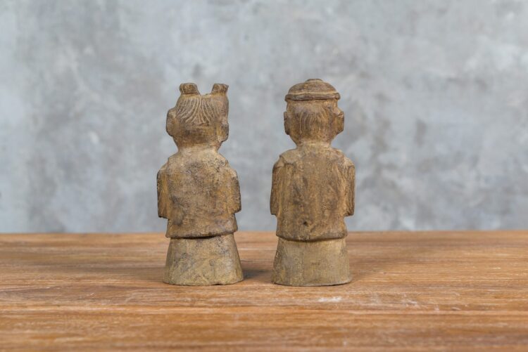 Pareja chinos de piedra - Imagen 3