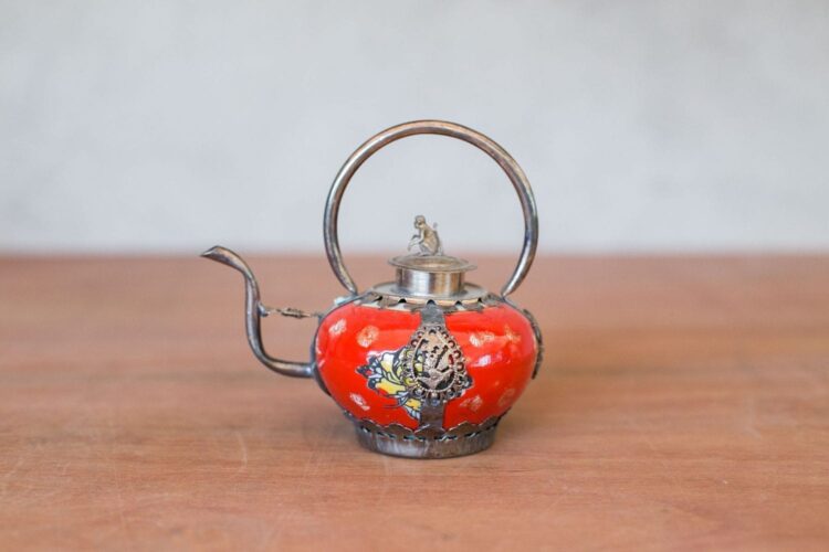 Tetera decorativa redonda - Imagen 2