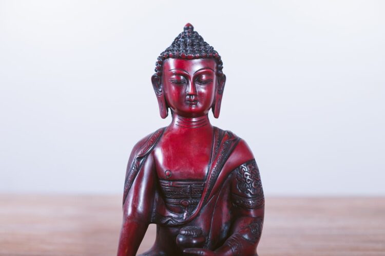 Buda rojo 27cms - Imagen 4