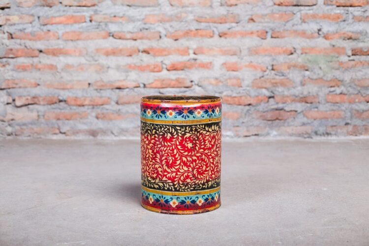 Balde metal pintado