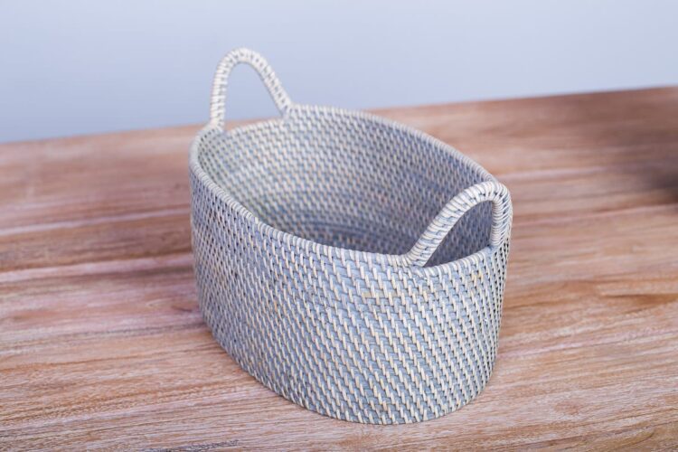 Canasta gris mediana - Imagen 4
