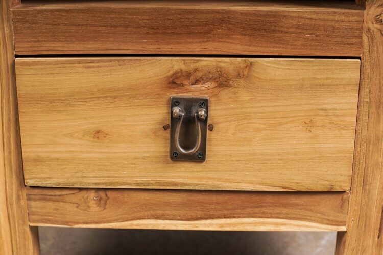 Velador indonesio madera maciza - Imagen 3