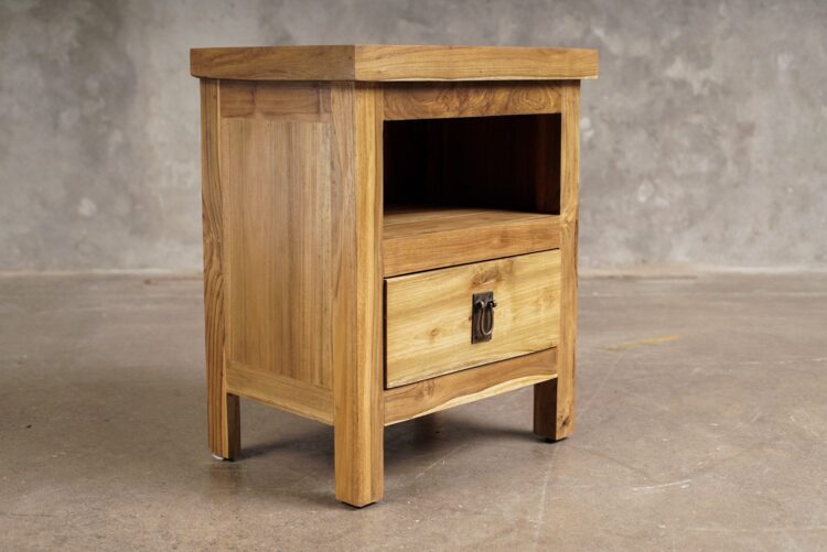 Velador indonesio madera maciza - Imagen 2