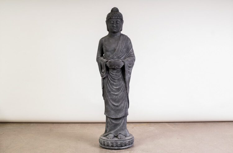 Figura Buda de pie Piedra Reconstituida