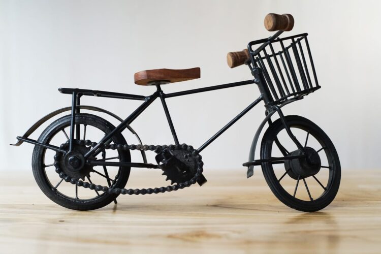 Bicicleta metálica