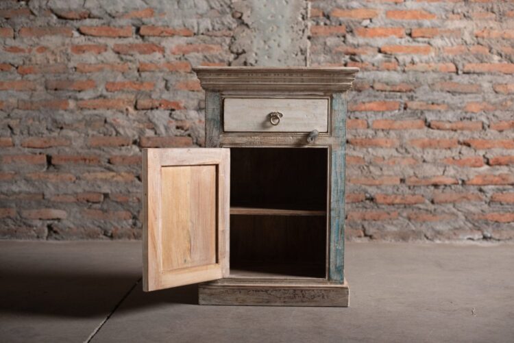 Velador Maderas Recicladas (producto artesanal pueden tener leves cambios en sus tonos) - Imagen 6
