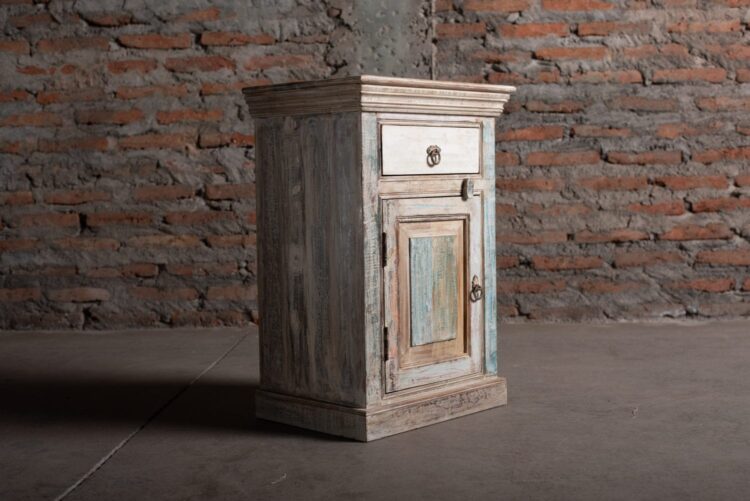 Velador Maderas Recicladas (producto artesanal pueden tener leves cambios en sus tonos) - Imagen 4