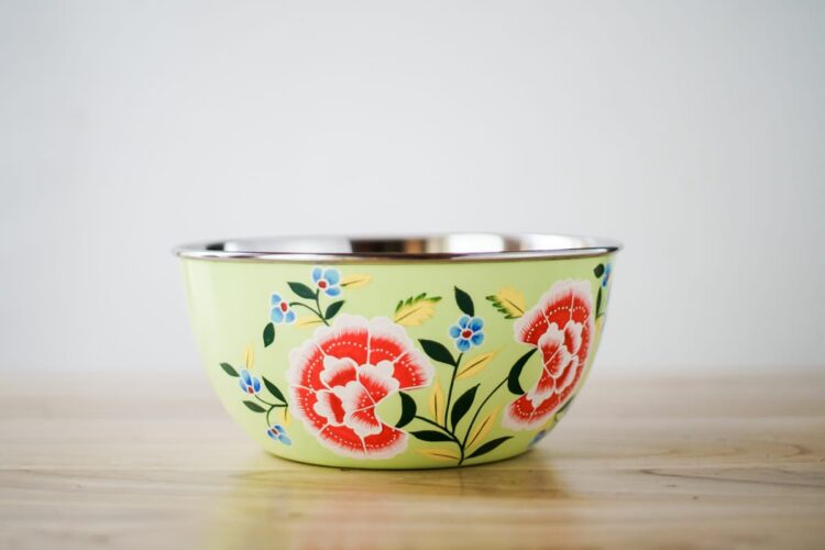 Bowl esmaltado verde