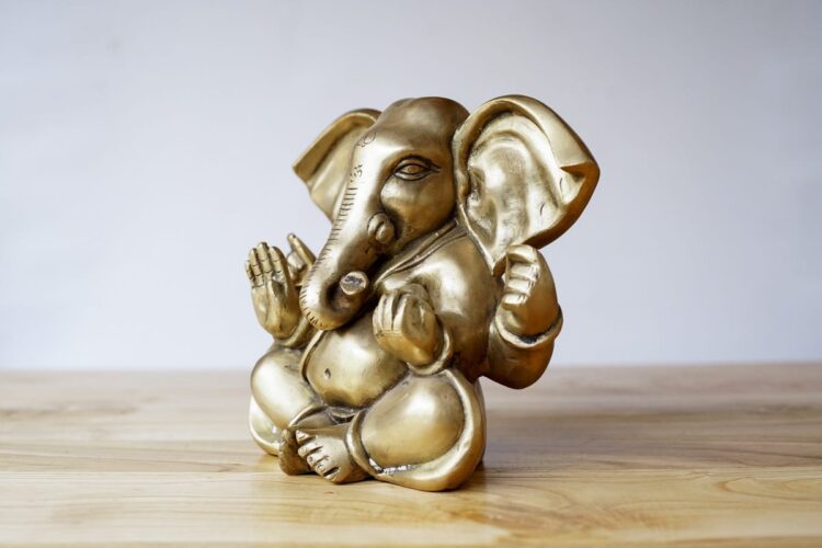 Ganesha de bronce - Imagen 2