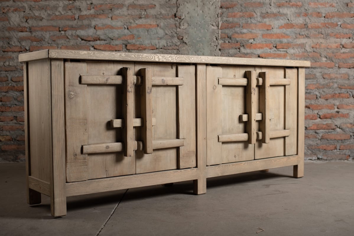 Mueble buffet chino puertas antiguas