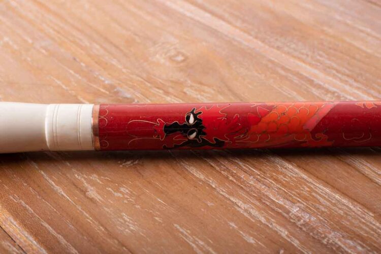 Pincel Chino dragon rojo - Imagen 3