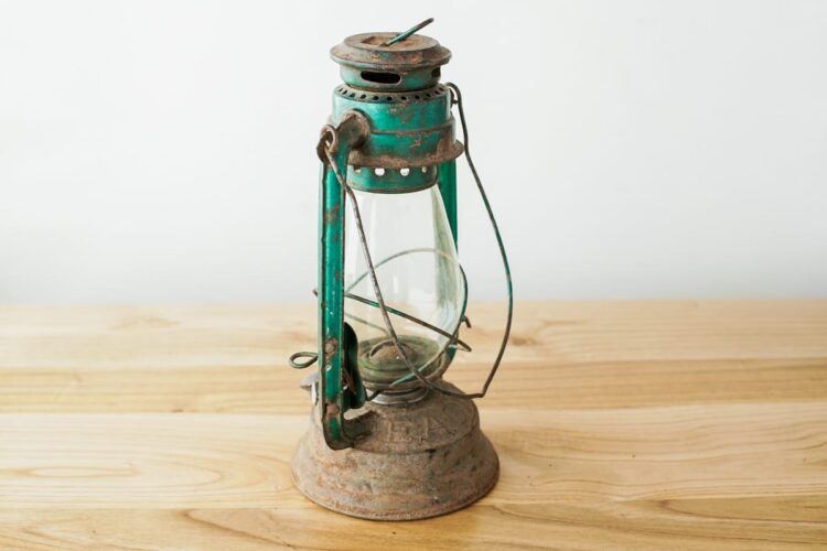 Farol antiguo Verde - Imagen 3