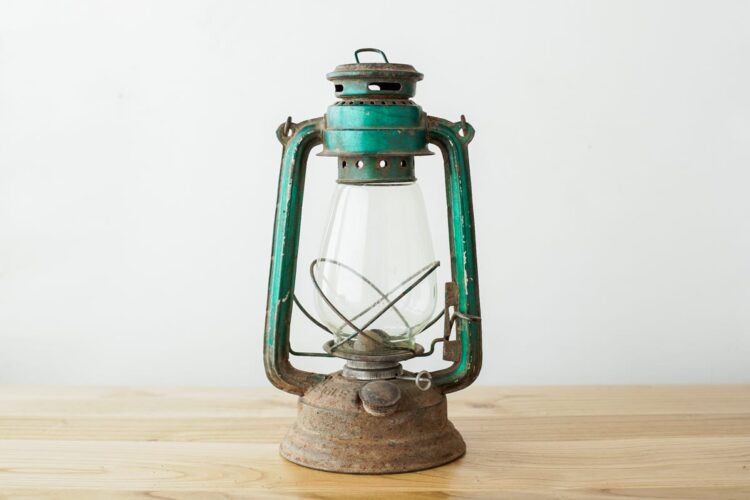 Farol antiguo Verde