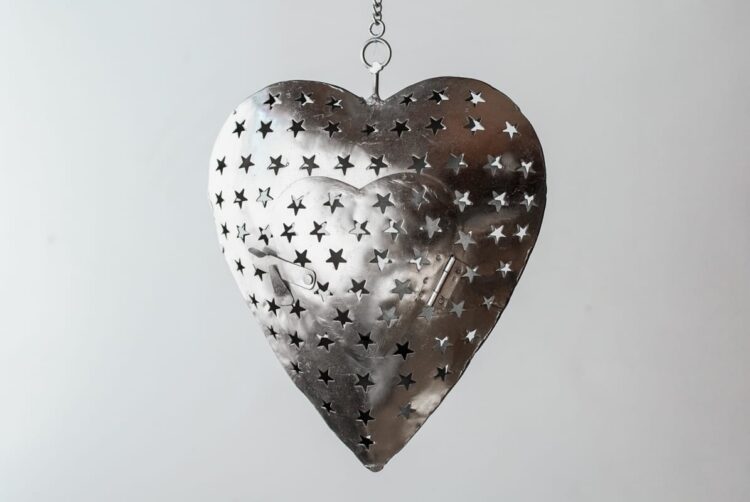 Corazón farol colgante