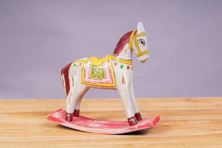 Caballo balancín Gris