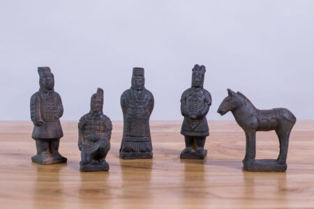 Set pequeño soldados de terracota