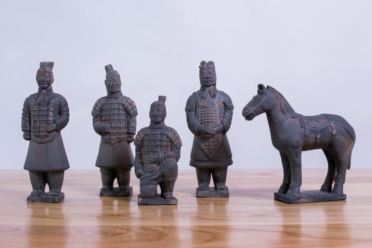 Set grande soldados de terracota
