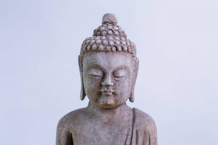 Figura Buda de mármol 40cms - Imagen 2