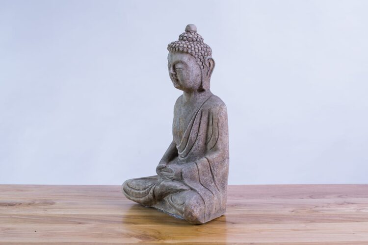 Figura Buda de mármol 40cms - Imagen 3