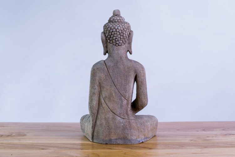 Figura Buda de mármol 40cms - Imagen 4