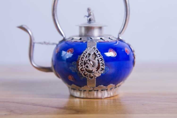Tetera decorativa redond - Imagen 3