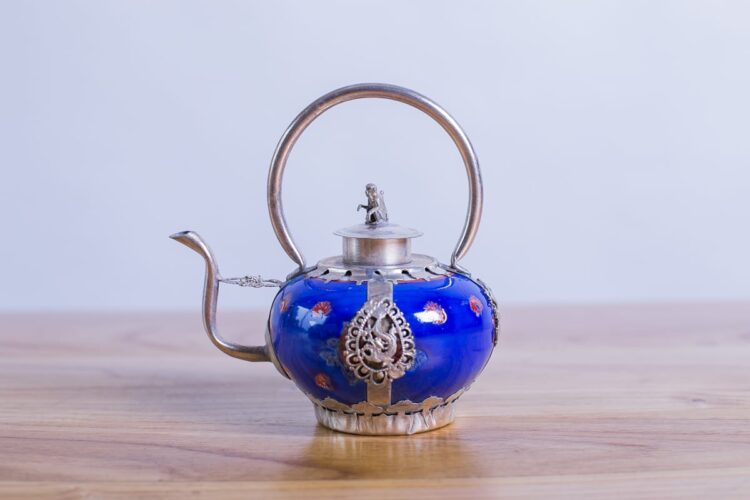 Tetera decorativa redond
