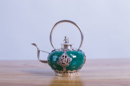 Tetera decorativa redonda