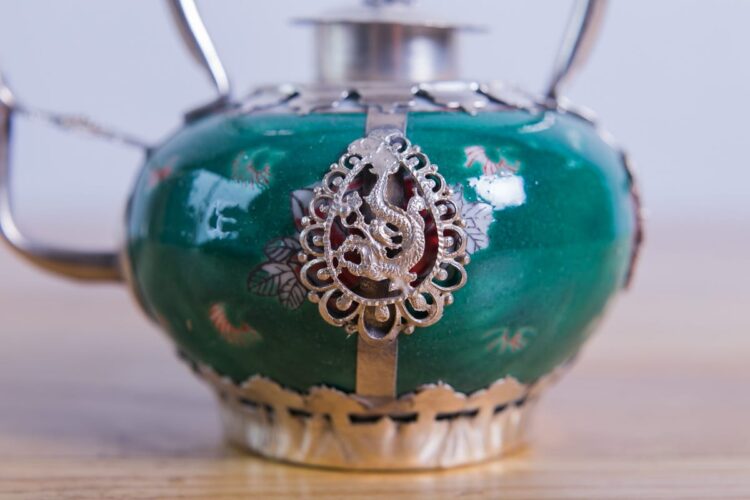 Tetera decorativa redonda - Imagen 3