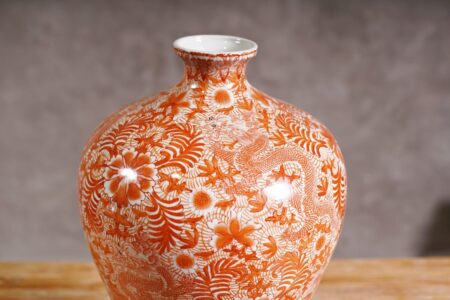 Jarrón chino de porcelana