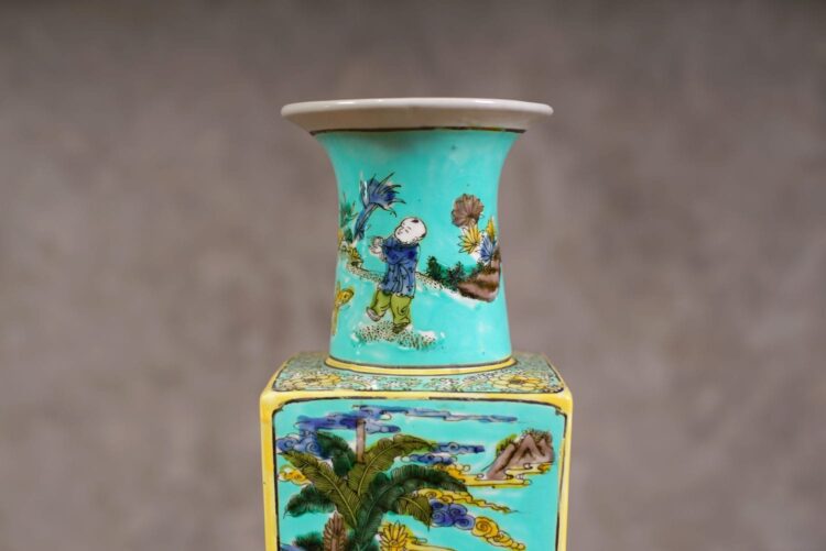 Jarrón chino de porcelana - Imagen 3
