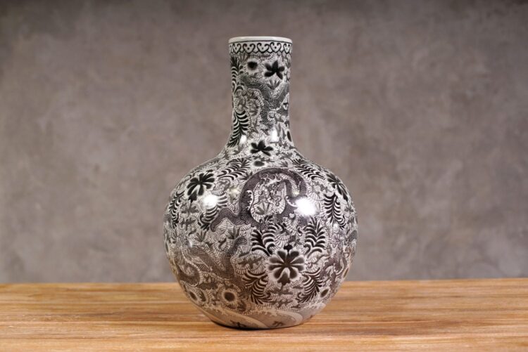 Jarrón chino de porcelana