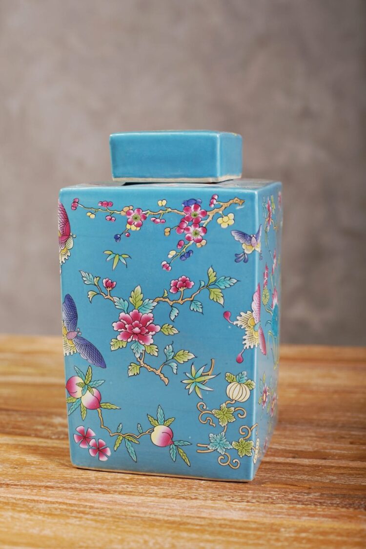 Jarrón chino rectangular diseños - Imagen 4
