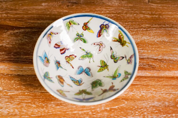 Pocillo chino mariposas - Imagen 2