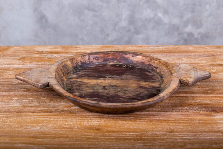 Fuente redonda de madera - Imagen 3