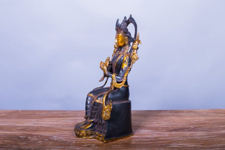 Buda Maitreya de bronce - Imagen 4
