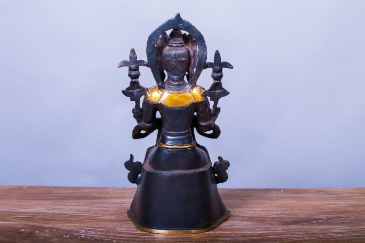 Buda Maitreya de bronce - Imagen 3