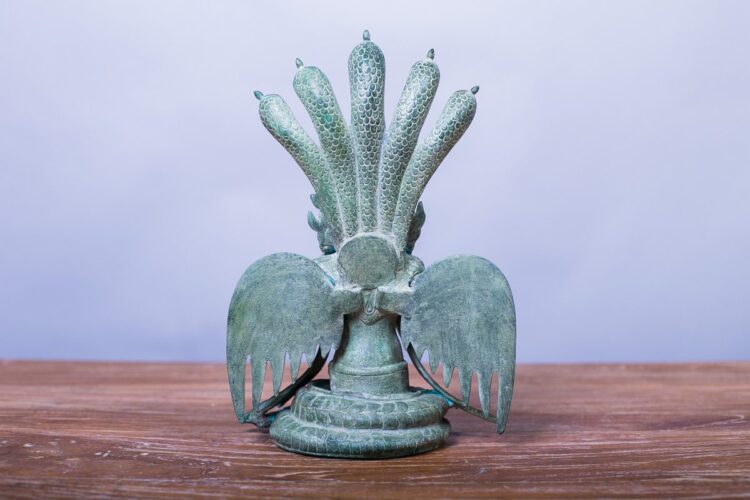 Nag Kanya de bronce verde - Imagen 3