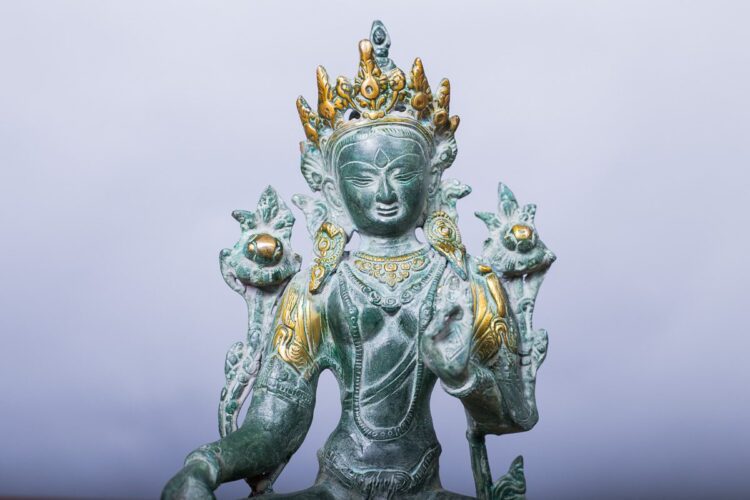 Tara de bronce verde - Imagen 2